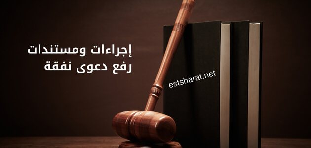 إجراءات ومستندات رفع دعوى نفقة